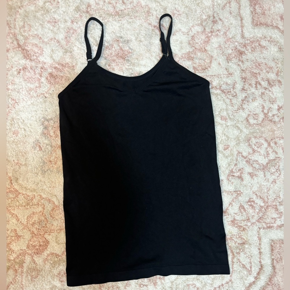 Black tank top